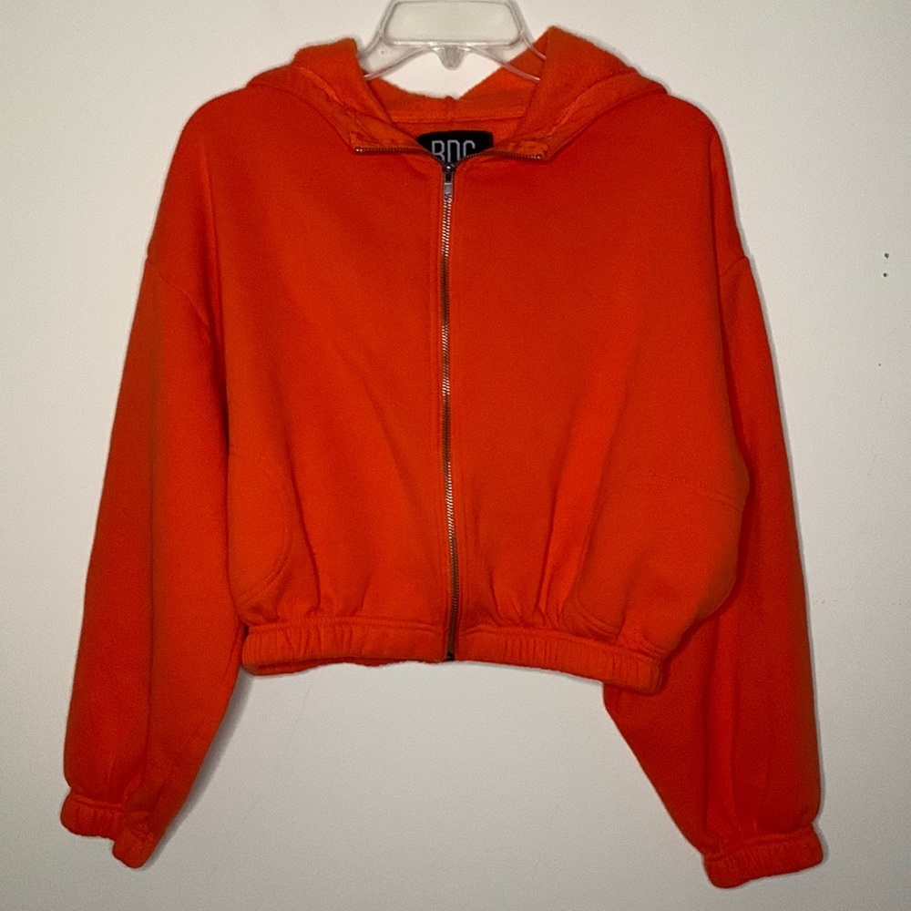 BDG | Urban Outfitters | Orange Cropped Hoodie